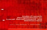 Indo-French Perspectives On Local Government & Democracy