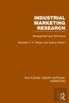 Industrial Marketing Research (Rle Marketing)