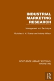 Industrial Marketing Research (Rle Marketing)