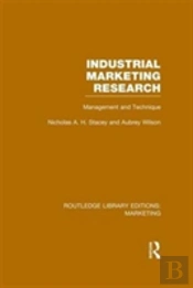 Industrial Marketing Research (Rle Marketing)