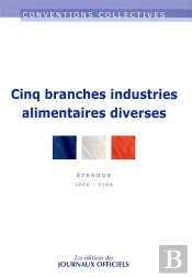 Industries Alimentaires Diverses ; Idcc 3109 (1ère Édition)