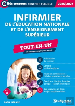 Bertrand.pt - Infirmier De L'Éducation Nationale Et De L'Enseignement Supérieur : Tout-En-Un (Catégorie A - Concours 2026-2027) (Édition 2026/2027)