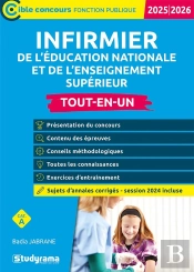 Infirmier De L'Éducation Nationale Et De L'Enseignement Supérieur Tout-En-Un : Catégorie A (Édition 2025/2026)