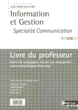Bertrand.pt - Inform Gestion 1e Stg Spec Com 2005 Prof