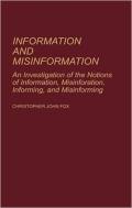 Information And Misinformation