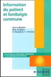 Information Du Patient Et Lombalgie Commune