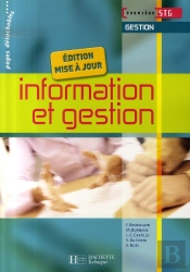 Information Et Gestion ; 1ère Stg Gestion ; Livre De L'Élève (Édition 2007)