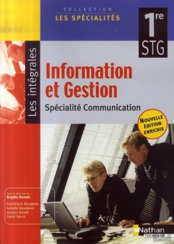 Bertrand.pt - Information Et Gestion ; 1ère Stg Spécialité Communication ; Élève