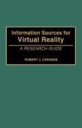 Information Sources For Virtual Reality