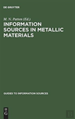 Bertrand.pt - Information Sources In Metallic Materials