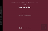 Information Sources In Music