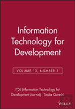 Information Technology For Development, Volume 13, Number 1