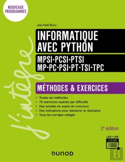 Bertrand.pt - Informatique ; Prépas Scientifiques ; Méthodes Et Exercices (2e Édition)