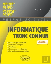 Informatique Tronc Commun : Mp - Pc - Psi - Pt - Programme 2022