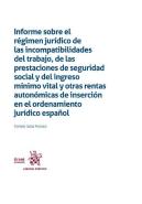 Informe Sobre El Regimen Juridico De Las Incompatibilidades Del Trabajo, De Las