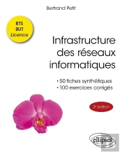 Infrastructure Des Réseaux Informatiques : 50 Fiches Synthétiques Et 100 Exercices Corrigés (2e Édition)