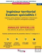 Ingénieur Territorial 2021 Examens Spécialité I : Ingéniérie, Gestion Technique Et Architecture. Infrastructures Et Réseaux