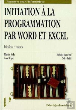 Bertrand.pt - Initiation A La Programmation Par Word Et Exel