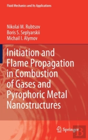 Initiation And Flame Propagation In Combustion Of Gases And Pyrophoric Metal Nanostructures