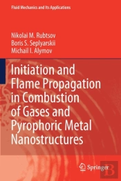 Initiation And Flame Propagation In Combustion Of Gases And Pyrophoric Metal Nanostructures
