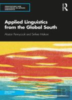 Innovations And Challenges In Applied Linguistics From The Global South