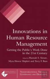 Innovations In Human Resource Management