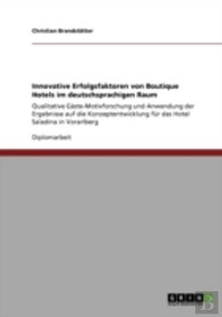 Bertrand.pt - Innovative Erfolgsfaktoren Von Boutique Hotels Im Deutschsprachigen Raum