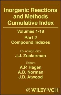 Bertrand.pt - Inorganic Reactions And Methods, Cumulative Index, Part 2