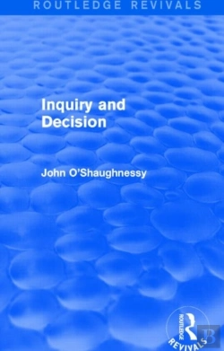 Bertrand.pt - Inquiry And Decision (Routledge Revivals)