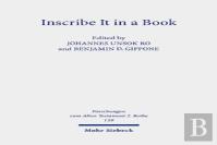 Inscribe It In A Book