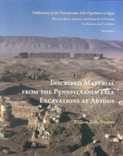 Bertrand.pt - Inscribed Material From The Pennsylvania-Yale Excavations At Abydos