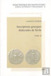 Inscriptions Grecques Dialectales De Sicile