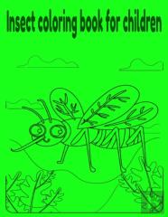Insect Coloring Book For Children