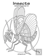 Insects Coloring Book For Grown-Ups 1 & 2