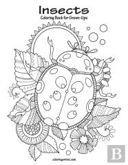Insects Coloring Book For Grown-Ups 1