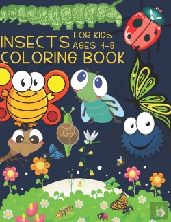 Bertrand.pt - Insects Coloring Book For Kids Ages 4-8