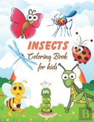 Insects Coloring Book For Kids