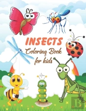 Insects Coloring Book For Kids