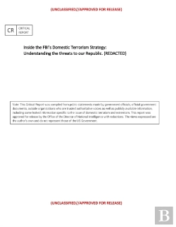 Bertrand.pt - Inside The Fbi'S Domestic Terrorism Strategy