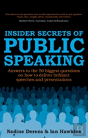 Insider Secrets Of Public Speaking - Answers To The 50 Biggest Questions On How To Deliver Brilliant Speeches And Presentations