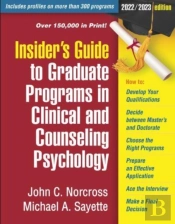 Insider'S Guide To Graduate Programs In Clinical And Counseling Psychology