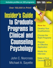 Insider'S Guide To Graduate Programs In Clinical And Counseling Psychology