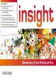 Insight: Elementary: Online Workbook Plus Card With Access Code