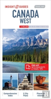 Insight Guides Travel Map Canada West