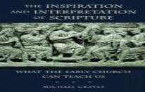 Inspiration And Interpretation Of Scripture
