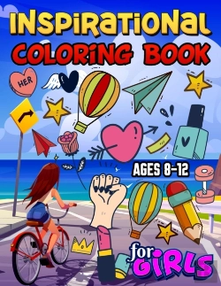 Bertrand.pt - Inspirational Coloring Book For Girls Ages 8-12