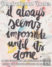 Inspirational Quotes Coloring Book