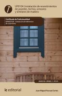 Instalación De Revestimientos De Paredes, Techos, Armarios Y Similares De Madera. Mams0108 - Instala