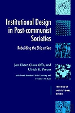 Bertrand.pt - Institutional Design In Post-Communist Societies