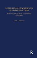 Institutional Ownership And Multinational Firms